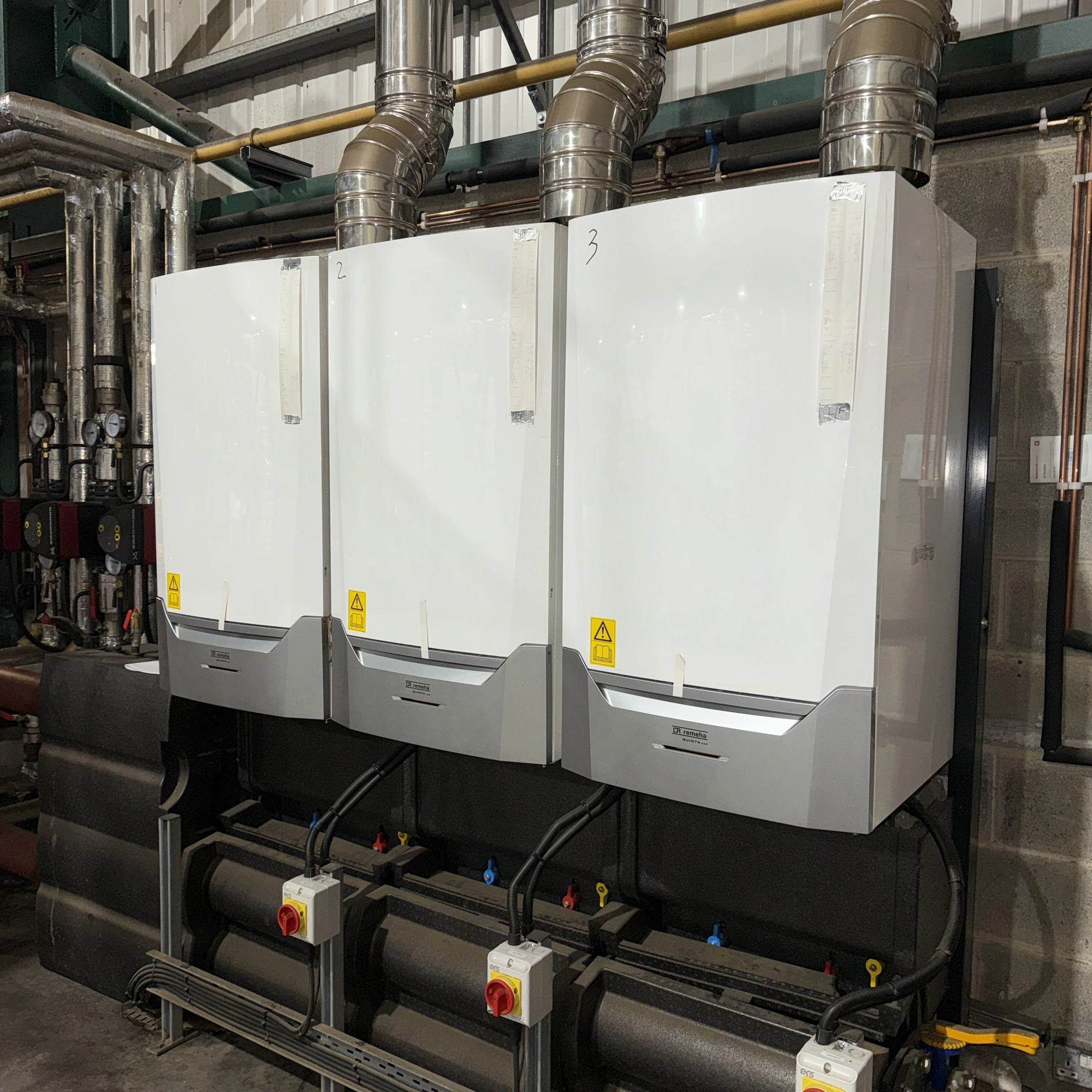 Remeha Quinta ACe 160 gas fired wall mounted boilers