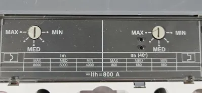 ABB S6H SACE S6 600VAC 500VDC 3 Pole Breaker. Loc5E-25
