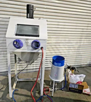 Sand Blast Cabinet With Dust Collector Abrasive Blast Cabinet USA