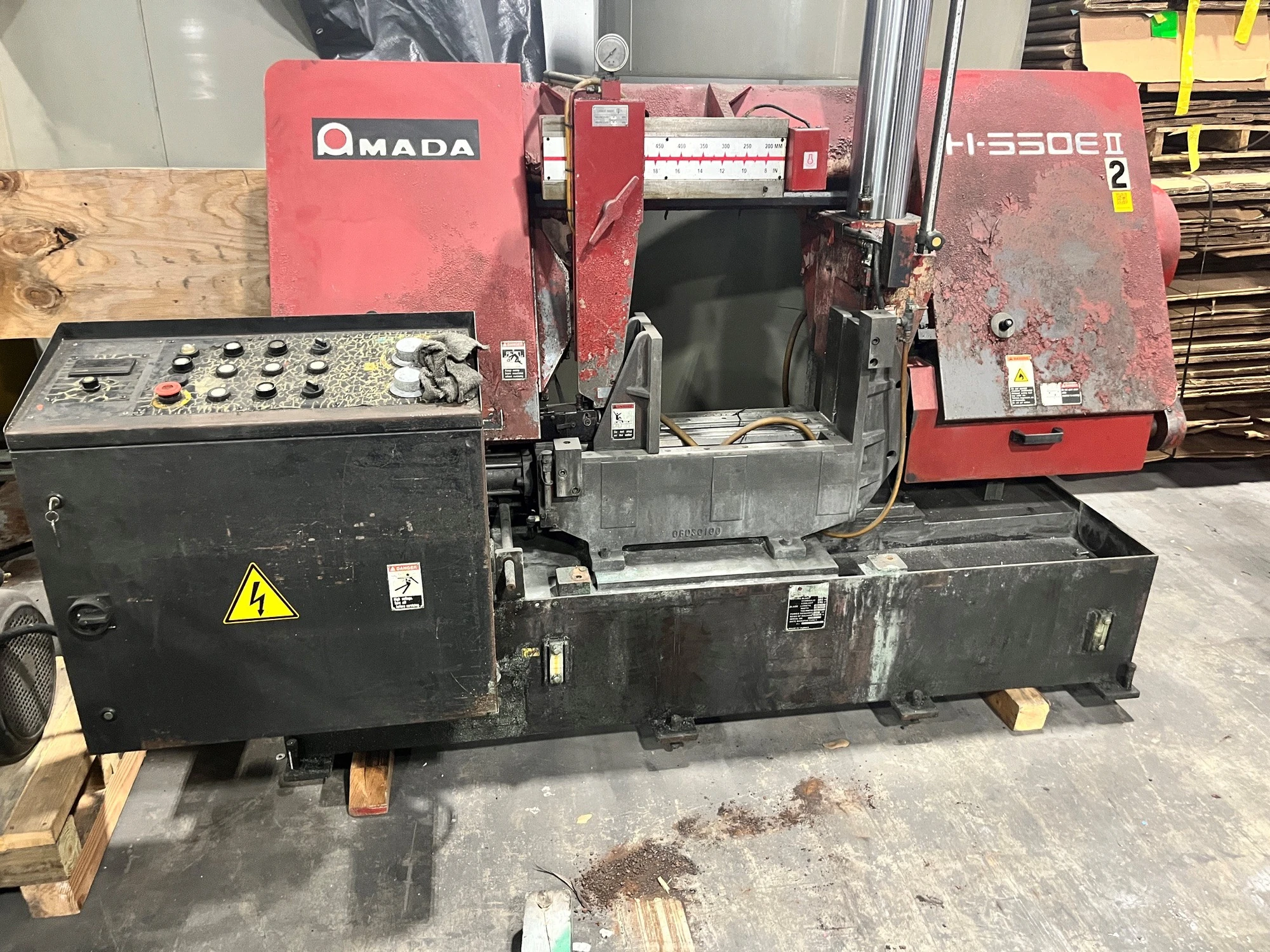 Used 2016 AMADA COMPANY H-550E II | Saws, Band, Horizontal