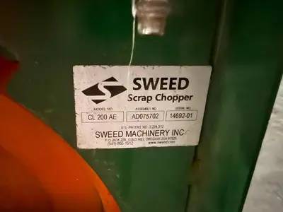 Used SWEED CL 200 AE Scrap Choppers Pennsylvania US | Global Equipment International, LLC #1427862