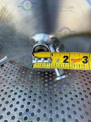Used STAINLESS FABRICATION 7 L STAINLESS STEEL JACKETED REACTOR 45 FV/PSI W/ STIRRER Jacketed Tanks | Equipment Lab #486602