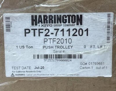 NEW Harrington PTF2-711201