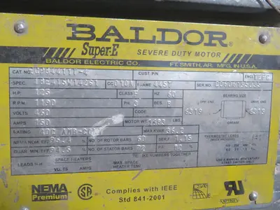 Used BALDOR ECP84411T-4 A.C. Motors Texas US | Aucto #1307328