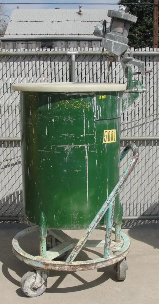 SPC5044  Tank 100 gallon vertical tank, Stainless Steel, 1/3 hp agitator, flat