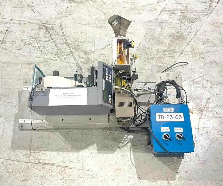 Used Unbranded Automatic Label Applicator System Pressure Sensitive Labelers Michigan US | Maverick Industrial Sales #1489964