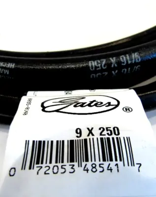 NEW GATES 9X250 RE BELT 9/16"X 250" ROUND ENDLESS BELT 8820-3494 9X250REBELT