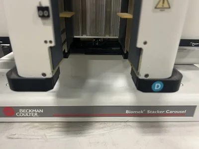 BECKMAN COULTER FX BIOMEK MICROPLATE STACKER CAROUSEL w/ PENDANT
