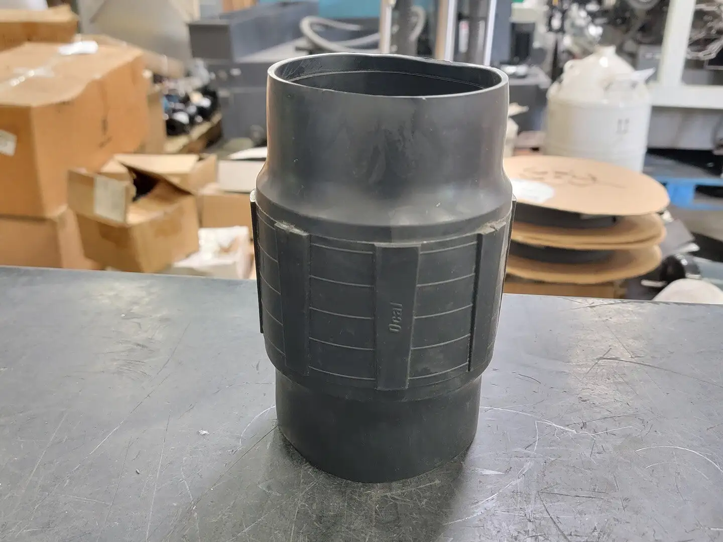 4" Threaded PVC-Coated Conduit Coupling