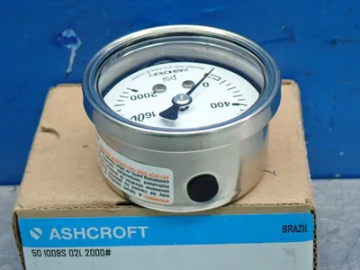 New | in-Stock ASHCROFT 50 1008S 02L 2000# Universal Pressure Meters Ohio US | HGR 24 #904502
