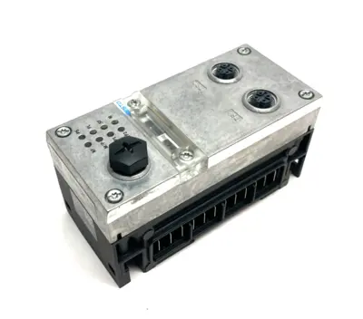 USED FESTO BUS NODE 548755, CPX-GE-EV-S INTERLINK BLOCK 195746 CRACKED