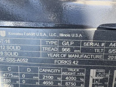 Used 2013 KOMATSU FG25ST-16 Misc Forklifts Texas US | 4K Lift Co #1572486