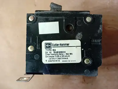 Used CUTLER-HAMMER BAB3060H Switchgears British Columbia CA | Lenmark #1438412