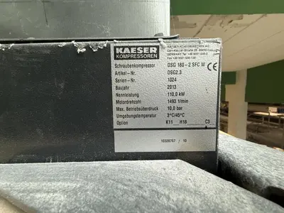 2013 KAESER DSG 180-2 SFC W (Series DSG 2.3) Air Compressors | Perry Equipment (4)