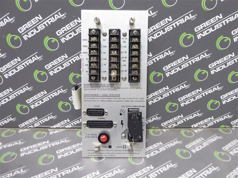 Bently Nevada 3300 Series Terminal Distribution Board 78432-02 Rev. U Used