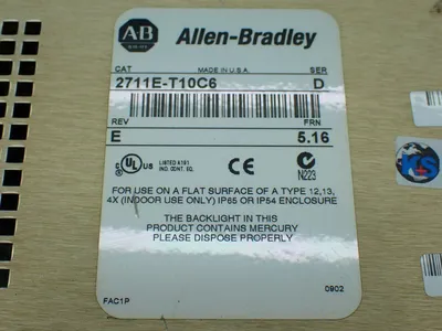 Used ALLENBRADLEY 2711ET10C6 Automation Control (HMI) Ohio US | HGR 24 #907438