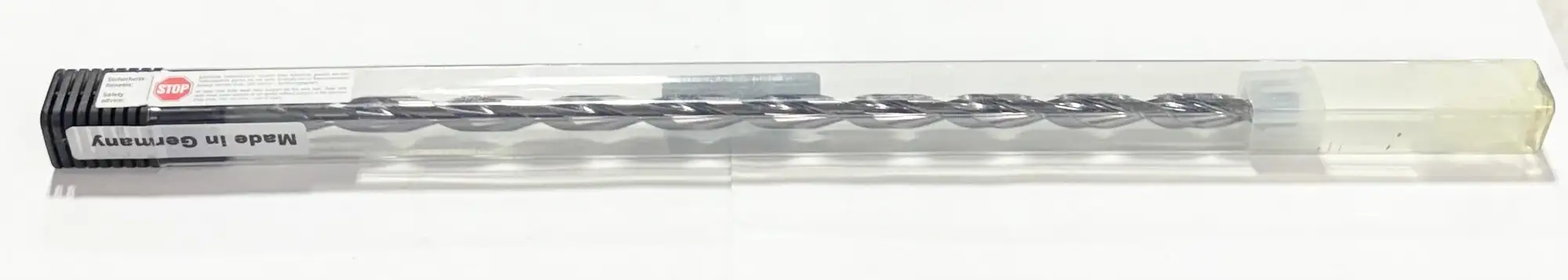 Guhring 29/64" Solid Carbide Drill 25xD Coolant Thru, 135 Deg, 2 Flute, TiAlN Tip