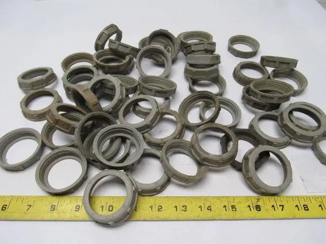 1-1/2" Plastic Insulating Conduit Bushing Rigid Metal IMC Lot Of 53