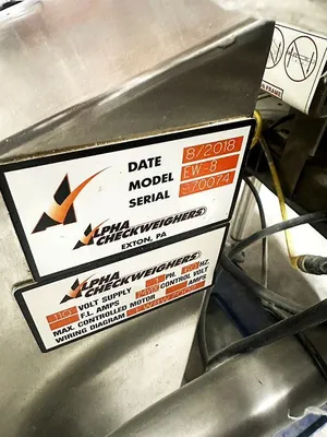 Used 2018 ALPHA EW-8 Checkweighers - Belt Minnesota US | Harvest Equipment and Fabrication Inc #1749501