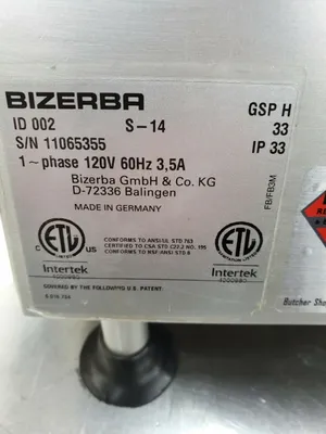 Bizerba GSP H 2014 Deli Slicer Refurbished and Tested!