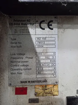 2004 REISHAUER RZ 150 GEAR GRINDERS (CNC) | Piselli Enterprises (5)