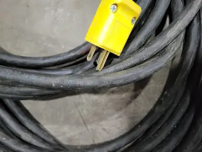 60 ft SOOW Power Extension Cord 14/3 AWG 15A 125V