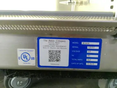 Baker 6ft SG604 A2 Biosafety/ Biological Safety Cabinet w/Stand NO UV +Warranty