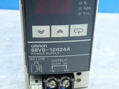 Used OMRON S8VS12024A DIN Rail Power Supplies Ohio US | HGR 24 #1150949