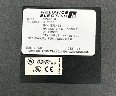 New | in-Stock RELIANCE 57C409 Industrial Controls Ohio US | Surplus Asset Holdings #1242855
