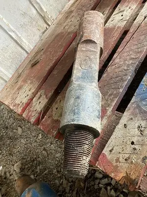 Used AFTERMARKET 18" X 3-5/8” DIAMETER WELD-ON PIN SUB ADAPTER Construction Equipment Parts Pennsylvania US | East West Machinery & Drilling #1417248