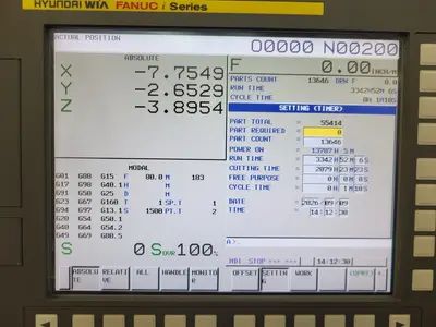 2018 HYUNDAI WIA KF5600 Vertical Machining Centers | Toolquip, Inc. (11)