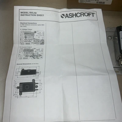 NEW Ashcroft RXLdp