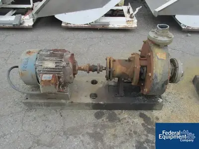 USED Wanner Engineering 4" x 3" Stan-Cor Centrifugal Pump, Type A40, Kynar