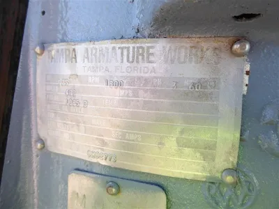 125 HP Vertical Mount Electric Motor Frame 1085D 1800 RPM 480 Volts Rebuilt