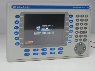 Allen Bradley 2711P-B7C4D8 HMI PanelView Plus 700 Operator Interface 24VDC Ser A