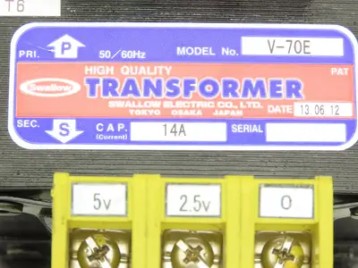 Swallow Power Transformer HV 24V LV 2.5-5V 1PH 50/60Hz