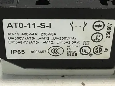 Used MOELLER AT0-02-1-I Relays & Switches Michigan US | Ideal Machinery #1260324