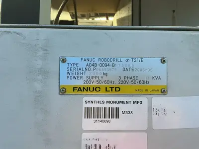 Used 2006 FANUC AT21IE Drilling & Tapping Centers Ohio US | HGR 24 #1251172