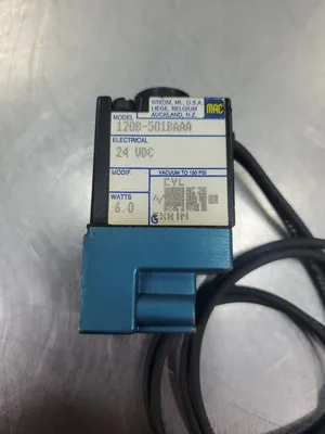 MAC 120B-501BAAA Solenoid Valve, 24VDC, 6WATTS, 150PSI. 6E-14