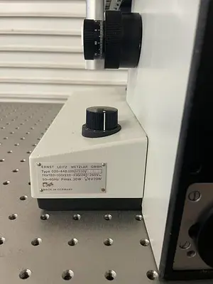 LEITZ ERGOLUX 020-448.026 MICROSCOPE (THORLABS TABLE SOLD SEPARATE)