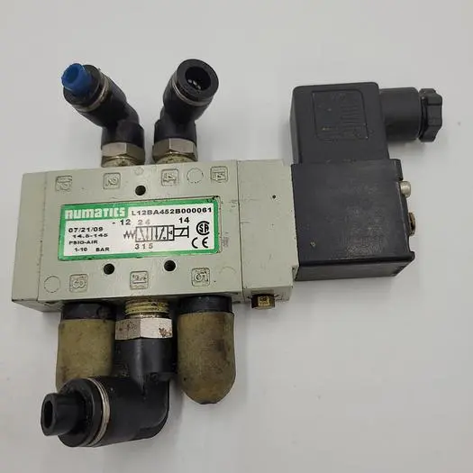 Used NUMATICS NUMATICS L12BA452B000061 SOLENOID VALVE CONTROL Solenoid Valves | ND Industrial Surplus #1221938