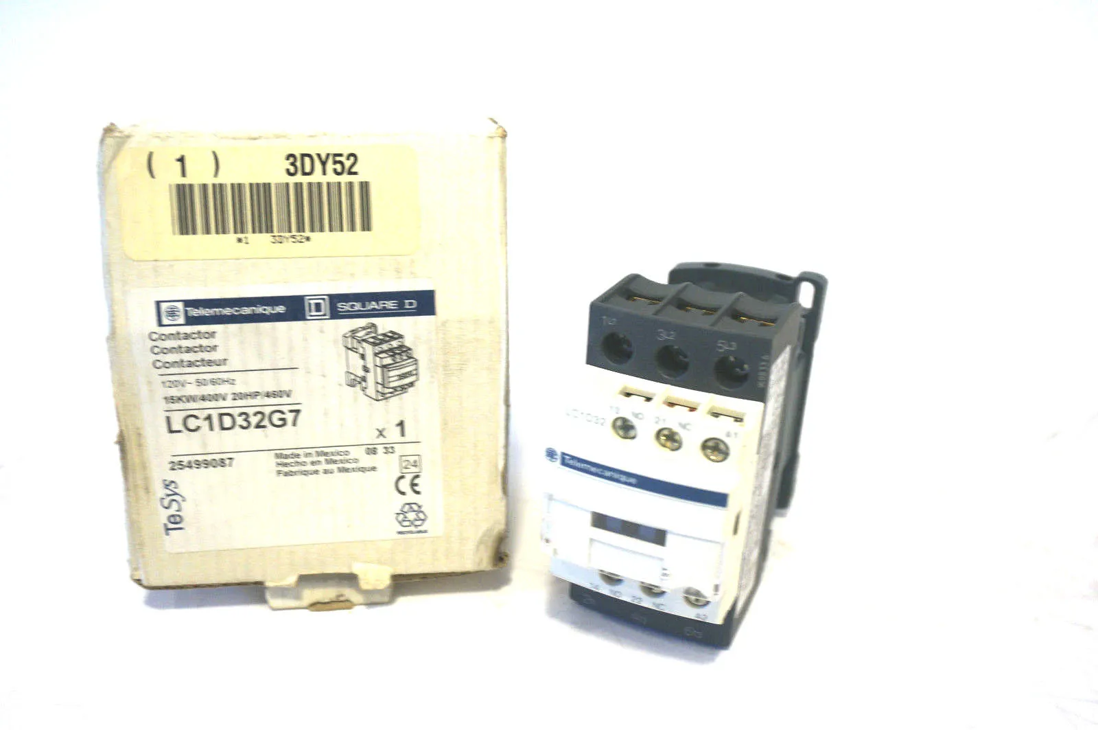 NEW TELEMECANIQUE LC1D32G7 CONTACTOR