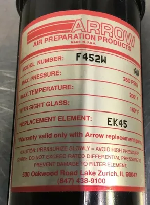 Used Arrow _UNKNOWN_ Air Pressure Regulators South Carolina US | Palmetto Automation #1182878