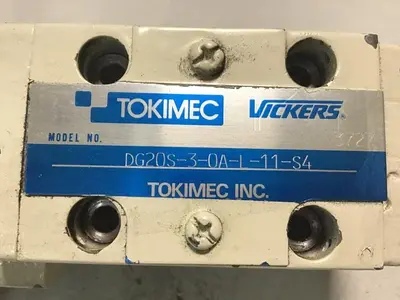USED TOKIMEC VICKERS DG20S-3-0A-L-11-S4