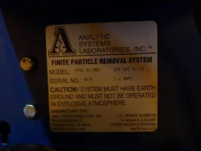 USED ANALYTIC SYSTEMS LABORATORIES FPRS 40 ABH 2