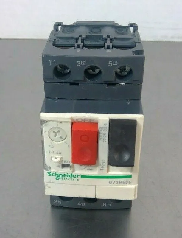 Schneider Electric - GV2ME06 - Manual Starter - 1-1.6A 4G
