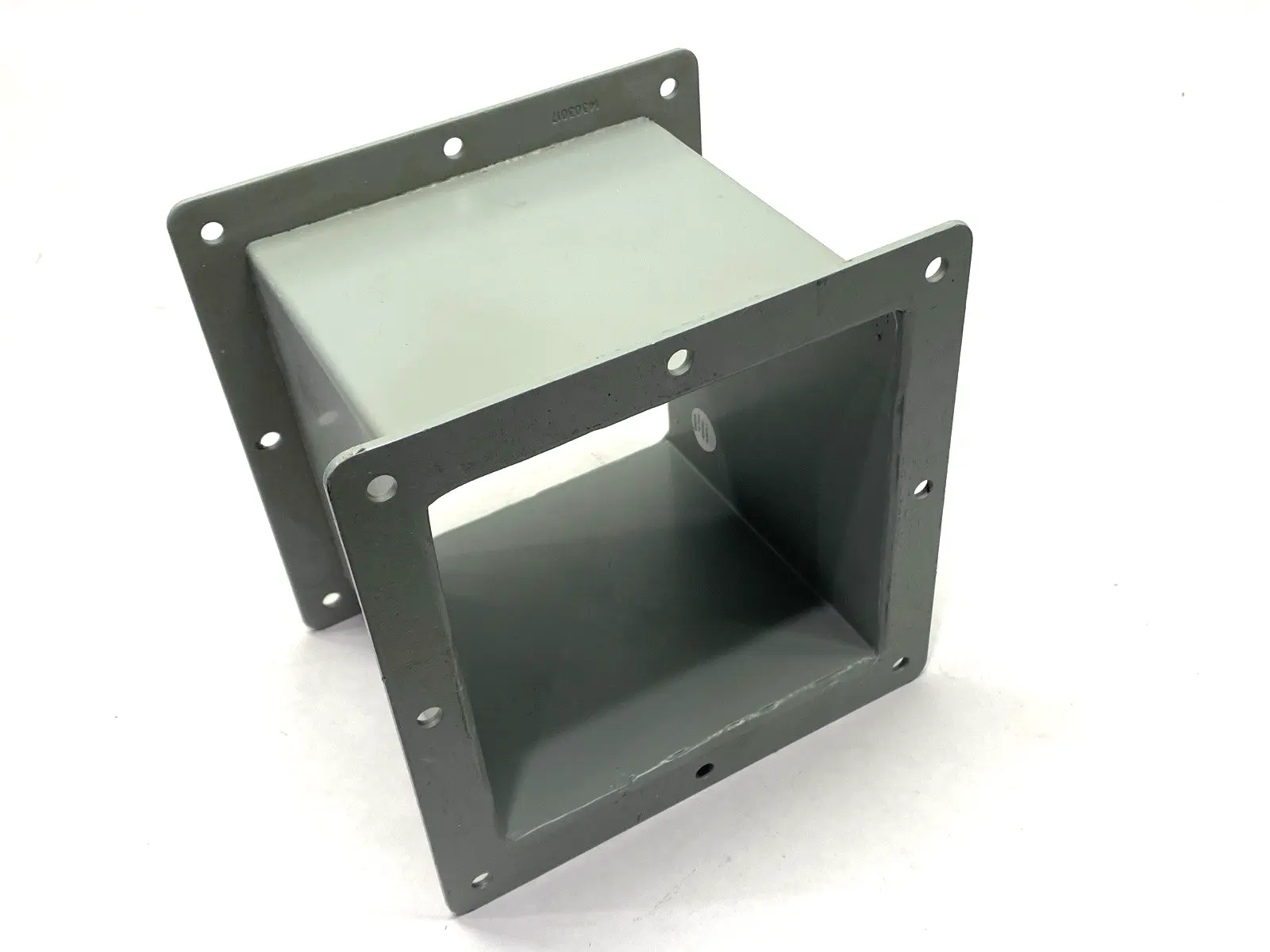USED HOFFMAN NIPPLE FEED-THROUGH WIREWAY 6" X 6" X 6" 14920