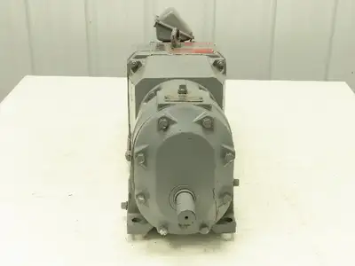 Reliance DC0189ATY DC Gearmotor 2Hp 180VDC 6:1 Reducer 282 RPM Parallel Shaft