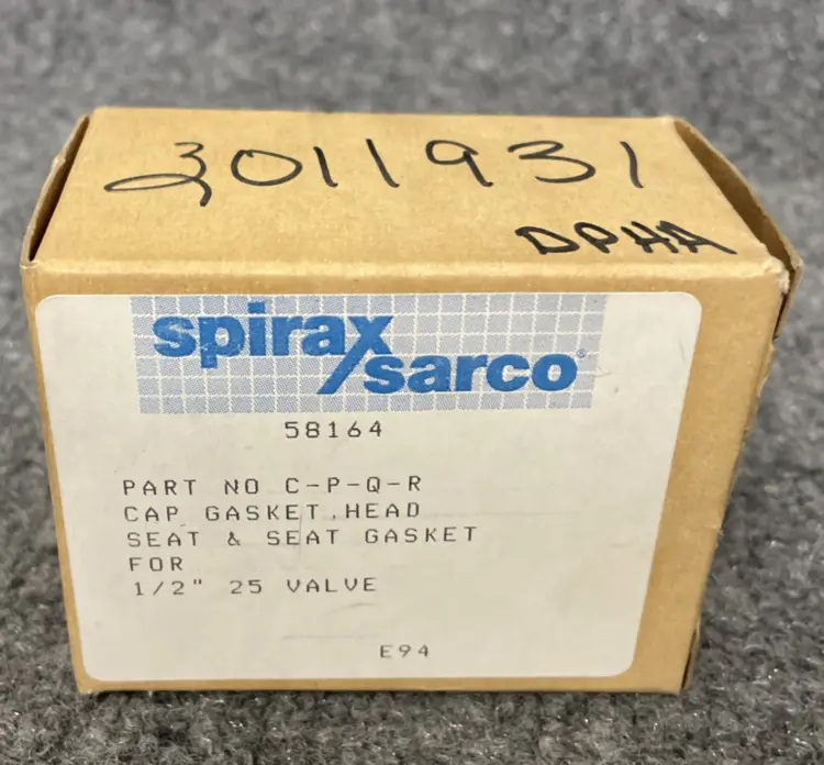 New | in-Stock Spirax Sarco 58164 Seals & Gaskets California US | Davliegogo LLC #1707423