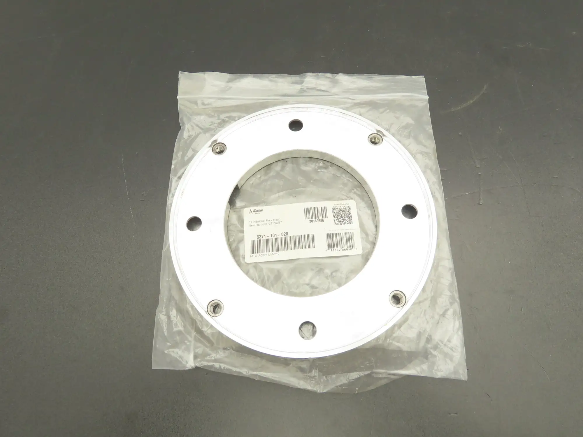 Warner Electric 5371-101-020 Mounting Accessory Ring Bolts Not Included